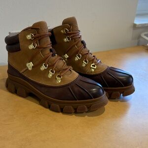 Sperry Two-Tone Brown Chunky Duck Boots